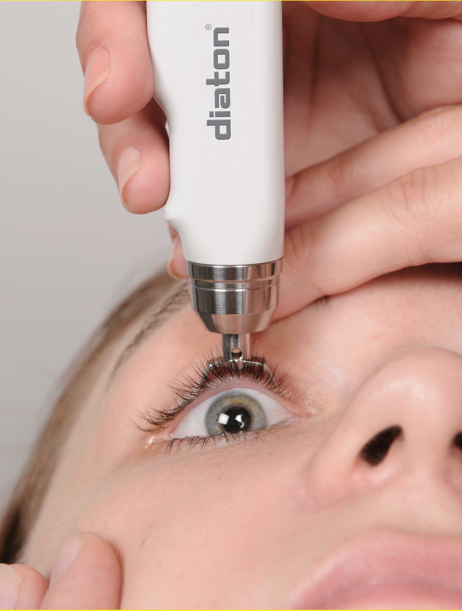 ^DIATON Eye Tonometer IOP through EYELID & SCLERA Painless, Quick