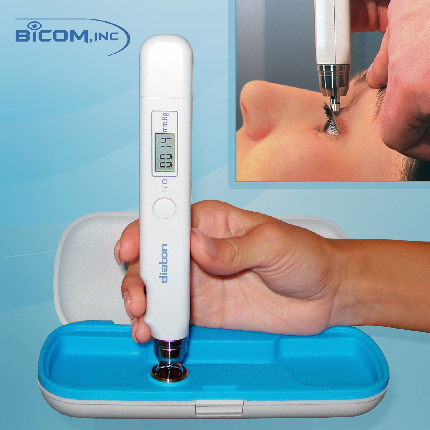 Tonometer by Diaton in Use