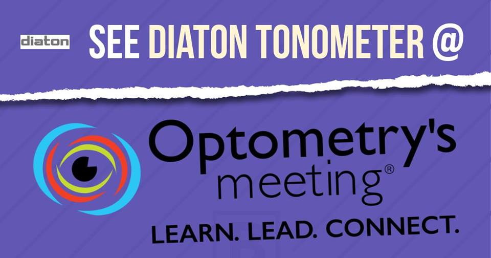 Unique Capabilities of Trans-Scleral Tonometer DIATON Presented at AOA Optometry’s Meeting