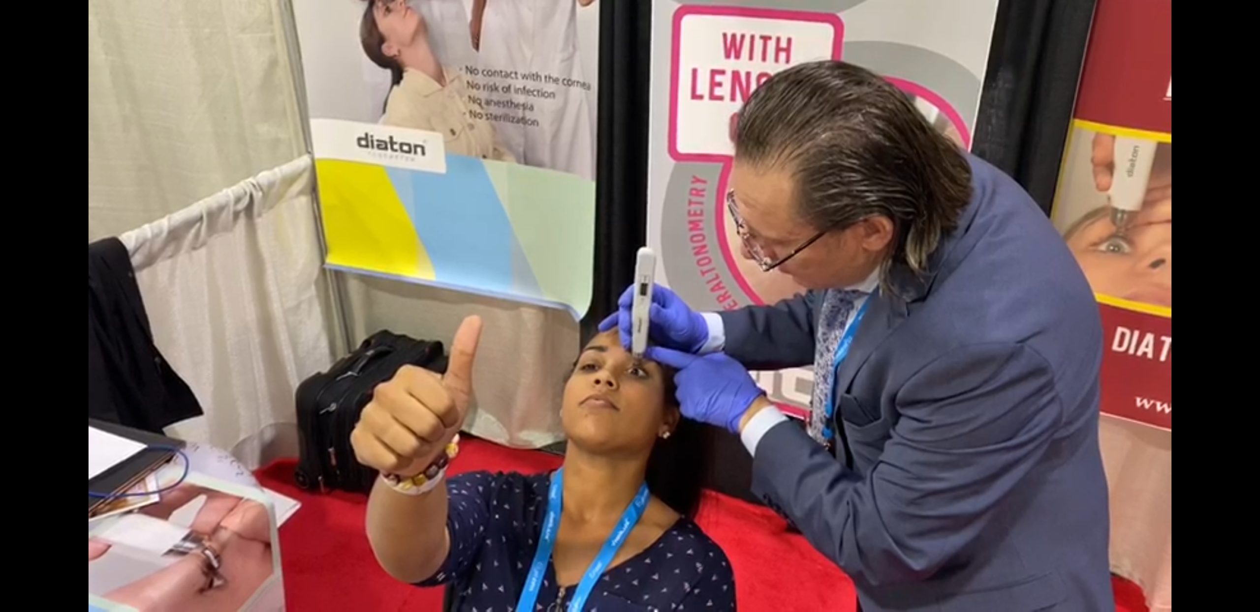 Tonometry and Infection Prevention with DIATON Tonometer – IOP Through Eyelid