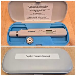 Diaton tonometer Emergency Department