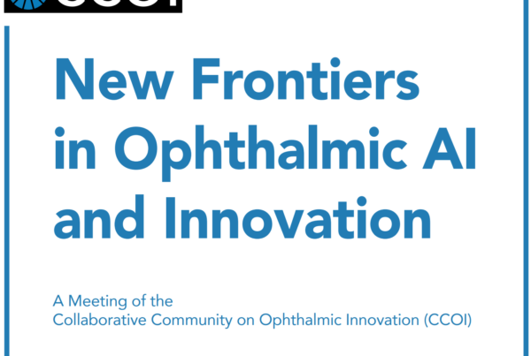 CCOI New Frontiers in Ophthalmic AI and Innovation