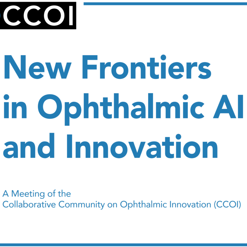 CCOI New Frontiers in Ophthalmic AI and Innovation