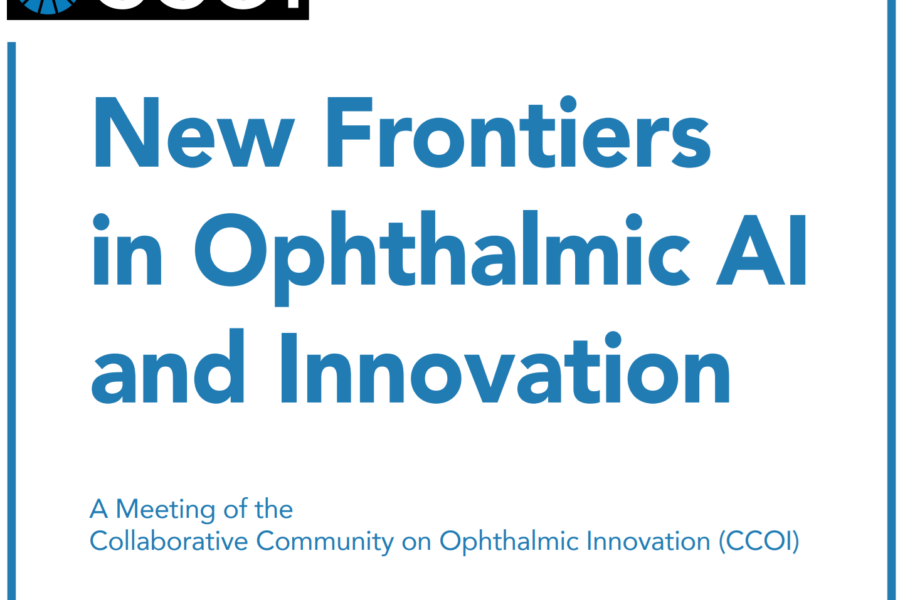 CCOI New Frontiers in Ophthalmic AI and Innovation