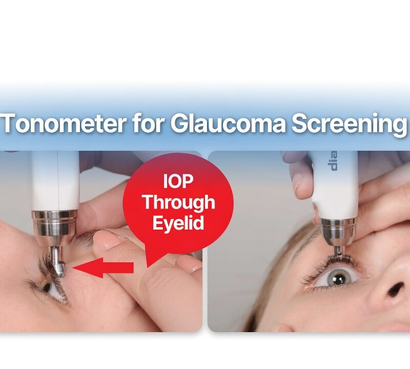 Diaton tonometer for glaucoma screening events