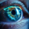 smart contact lens where IOP can be measured with Diaton tonometer through sclera